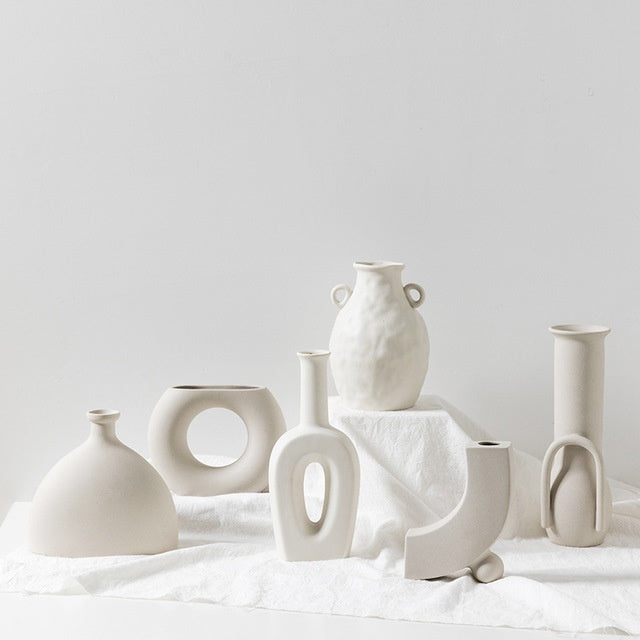Nordic decoration ceramic vase


