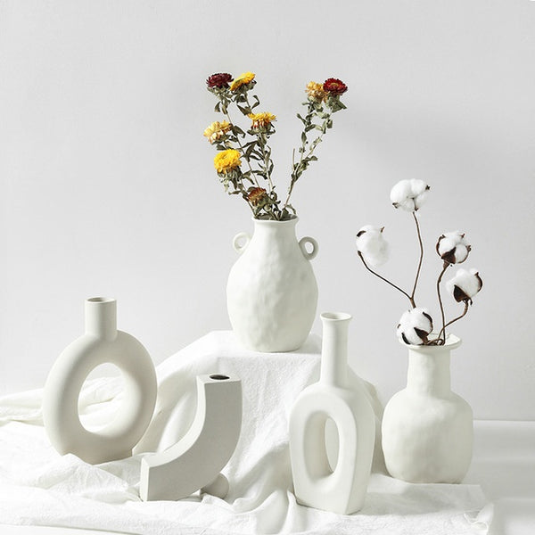 Nordic decoration ceramic vase


