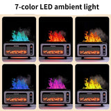  Flame Humidifier Aroma Oil Diffuser 