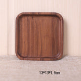 Walnut rectangular tea tray dessert