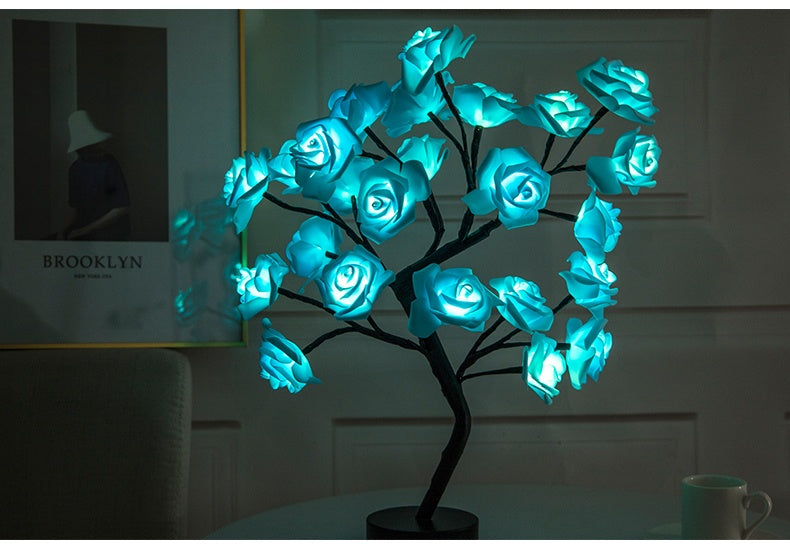 Rose Flower Tree LED Table Lamp