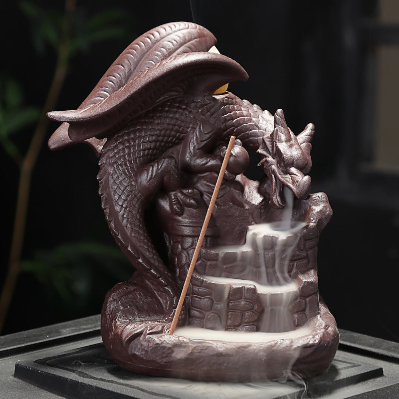 Incense Burner Flying Dragon Ornaments
