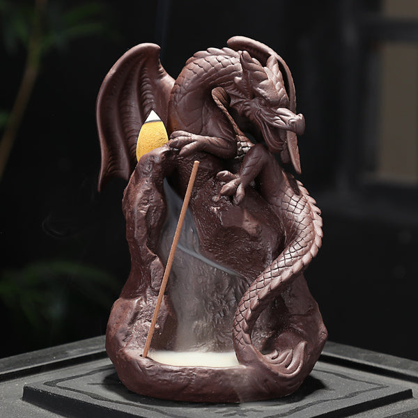 Incense Burner Flying Dragon Ornaments