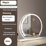 Semicircle Smart Touch Dimming Fill Light Adjustable Mirror