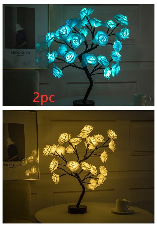 Rose Flower Tree LED Table Lamp