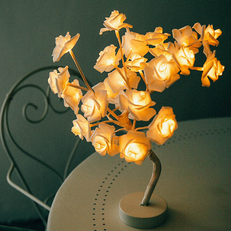 Rose Flower Tree LED Table Lamp