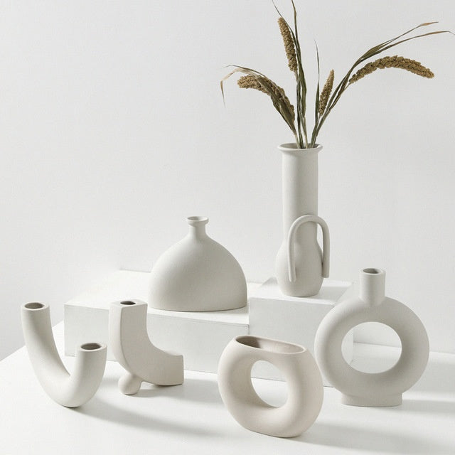 Nordic decoration ceramic vase


