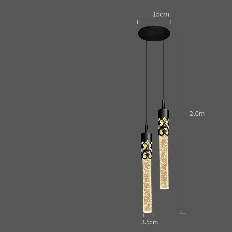 Pendant Bedside Lamp Luxury Crystal Light