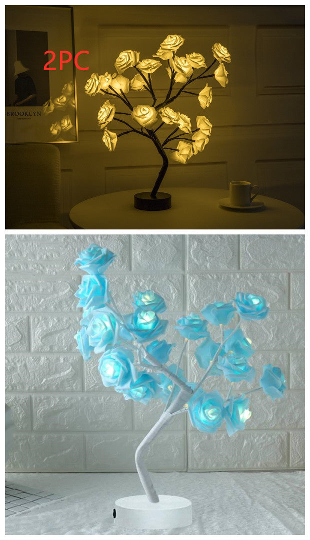 Rose Flower Tree LED Table Lamp