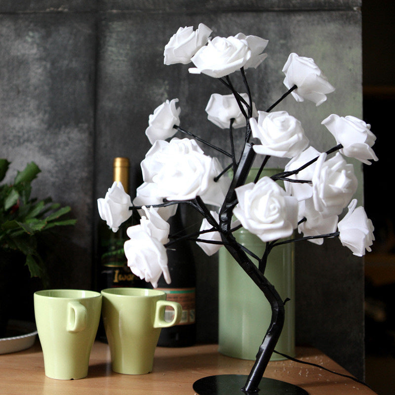 Rose Flower Tree LED Table Lamp