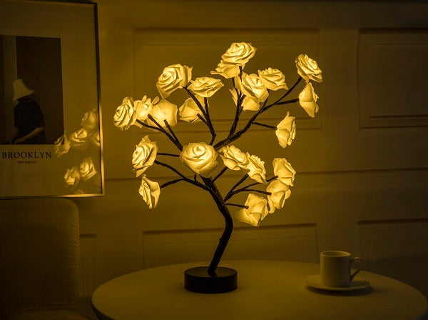 Rose Flower Tree LED Table Lamp