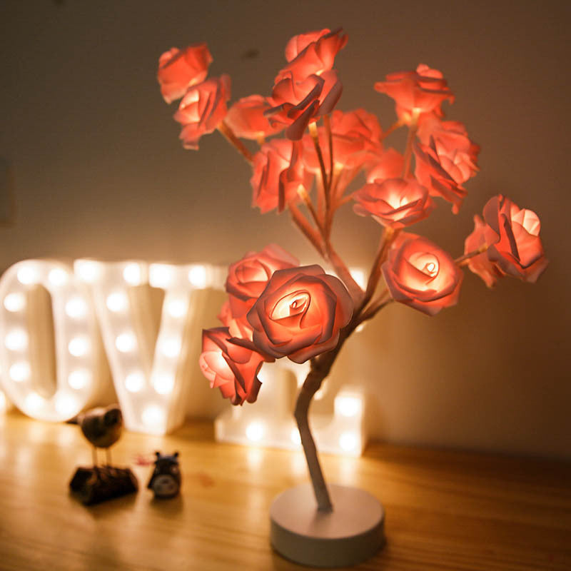 Rose Flower Tree LED Table Lamp
