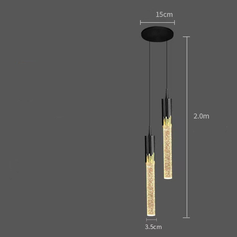 Pendant Bedside Lamp Luxury Crystal Light