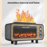  Flame Humidifier Aroma Oil Diffuser 