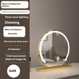 Semicircle Smart Touch Dimming Fill Light Adjustable Mirror