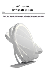 Semicircle Smart Touch Dimming Fill Light Adjustable Mirror
