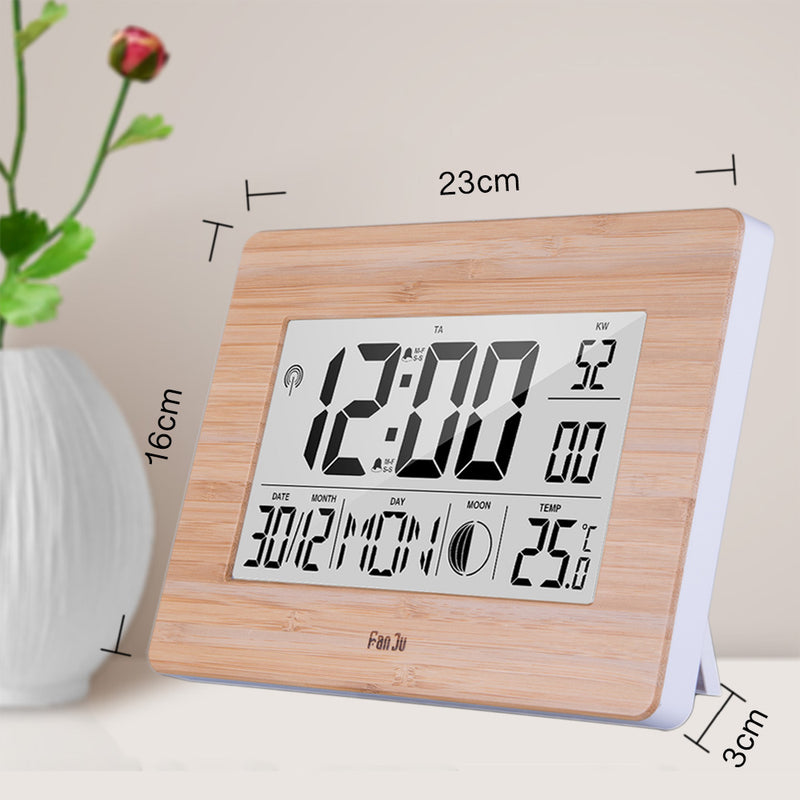 Digital 3530 alarm Temperature and humidity wall clock