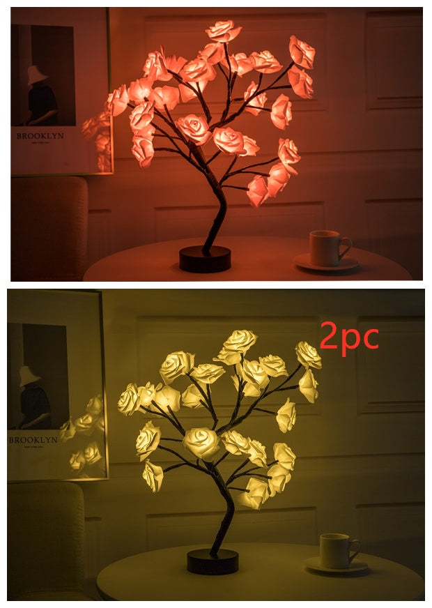 Rose Flower Tree LED Table Lamp