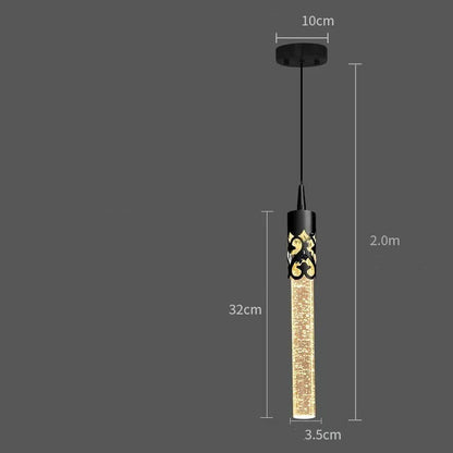 Pendant Bedside Lamp Luxury Crystal Light