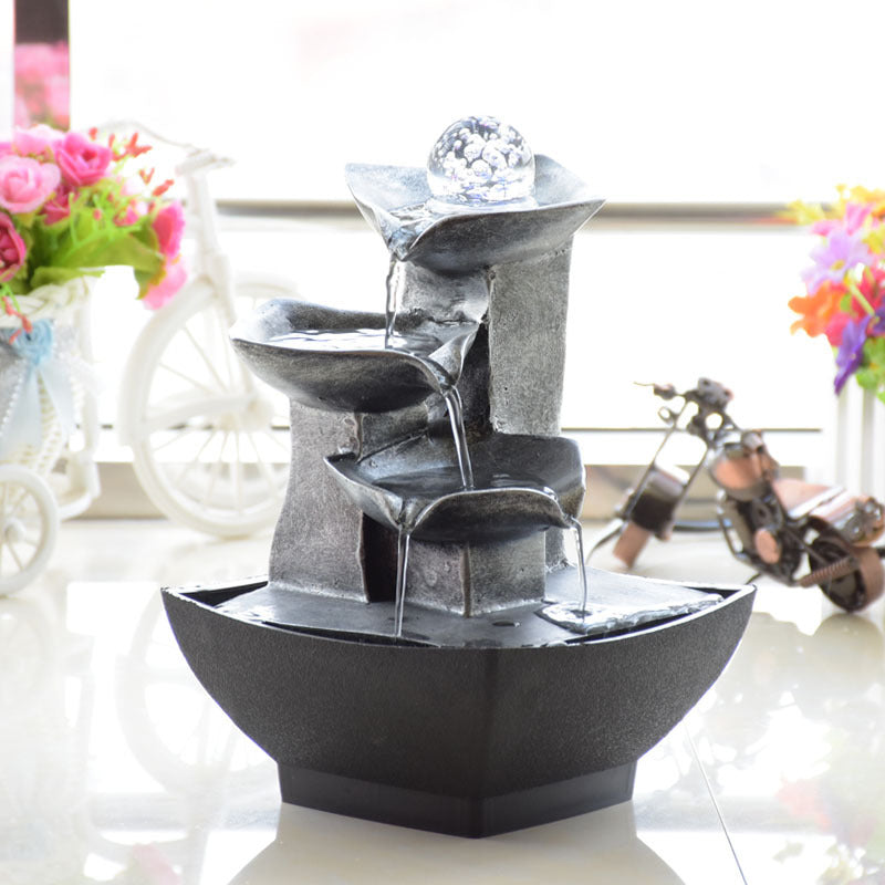 Rockery water fountain crafts



