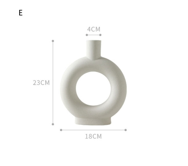 Nordic decoration ceramic vase


