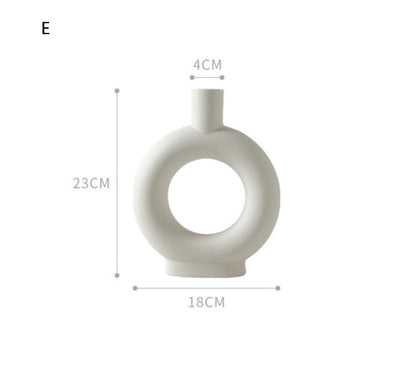 Nordic decoration ceramic vase


