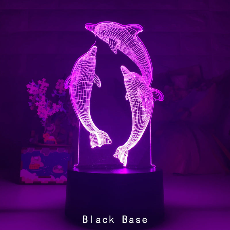 3d led night light