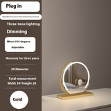 Semicircle Smart Touch Dimming Fill Light Adjustable Mirror