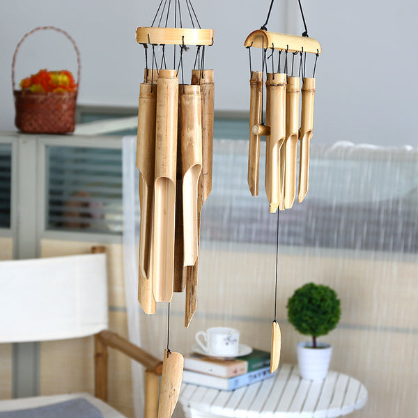 handmade bamboo wind chimes