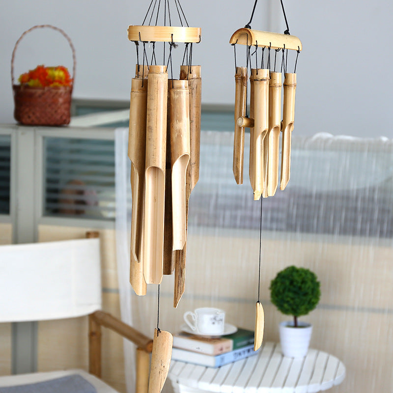 handmade bamboo wind chimes