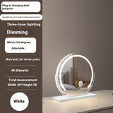 Semicircle Smart Touch Dimming Fill Light Adjustable Mirror