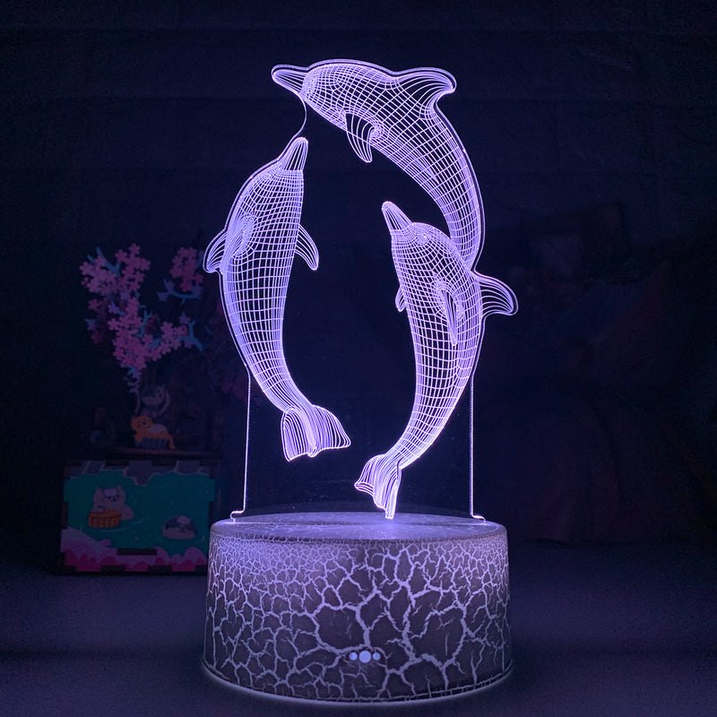 3d led night light