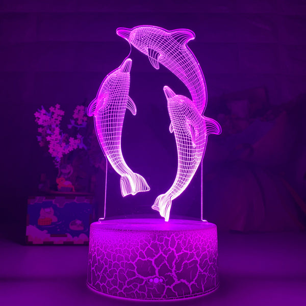 3d led night light