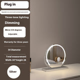 Semicircle Smart Touch Dimming Fill Light Adjustable Mirror