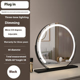 Semicircle Smart Touch Dimming Fill Light Adjustable Mirror