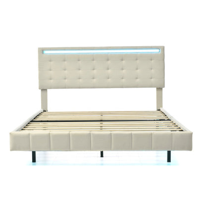 Linen Flat Double Bed