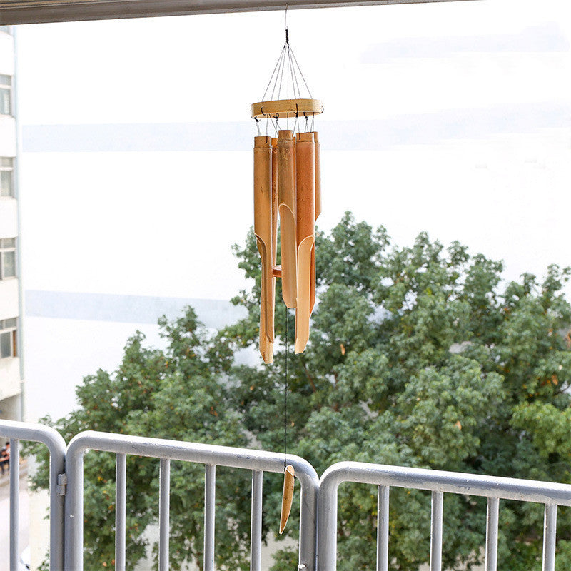 handmade bamboo wind chimes