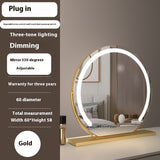 Semicircle Smart Touch Dimming Fill Light Adjustable Mirror