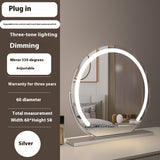 Semicircle Smart Touch Dimming Fill Light Adjustable Mirror